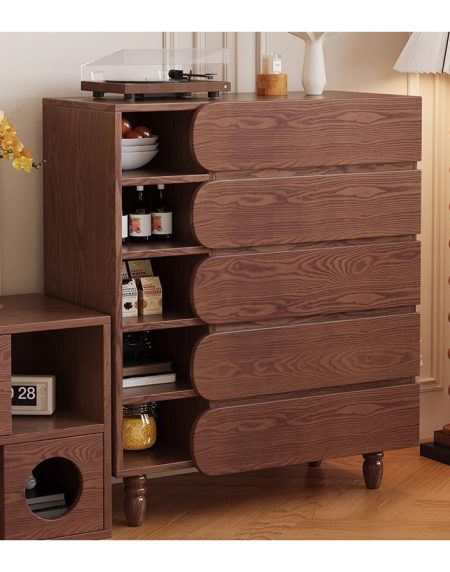 Tủ Kệ Gỗ Tự Nhiên Hiện Đại Có Kính Để Bàn Ăn Tủ Kệ Gỗ Tự Nhiên Hiện Đại Có Kính Để Bàn Ăn