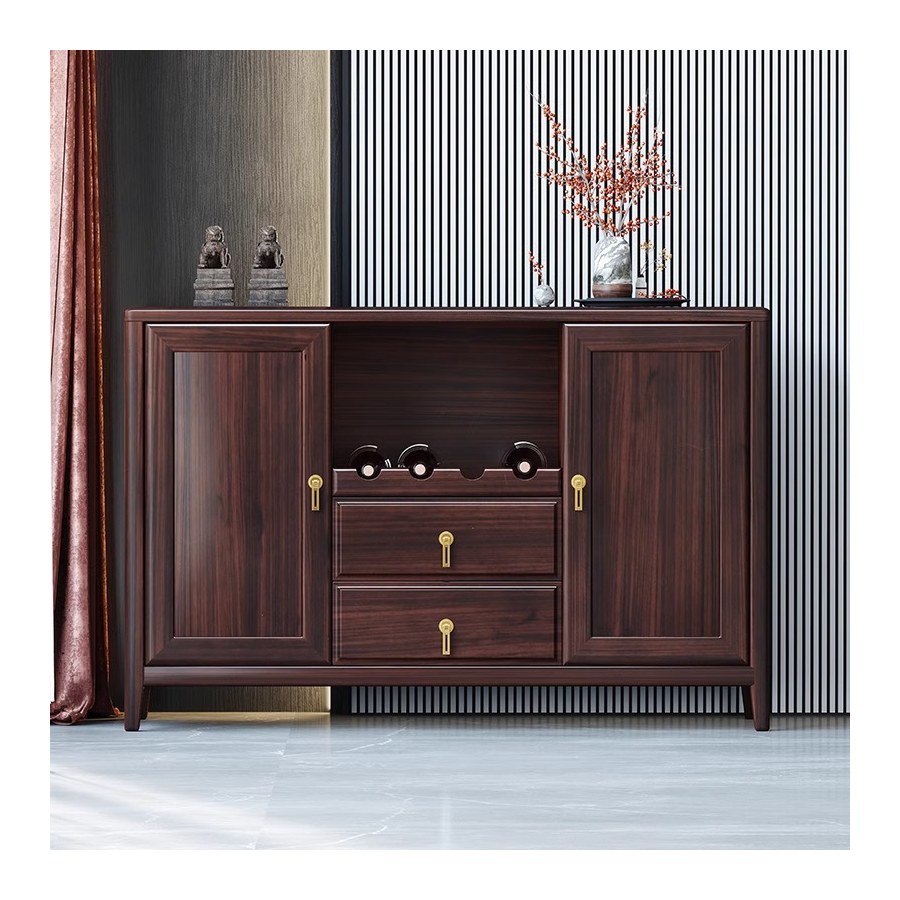 Tủ Kệ Gỗ Tự Nhiên Hiện Đại Đen Walnut 2 Cánh Tủ Kệ Gỗ Tự Nhiên Hiện Đại Đen Walnut 2 Cánh