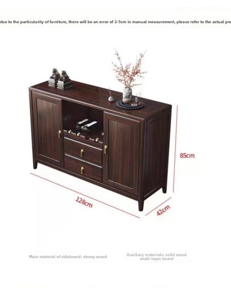 Tủ Kệ Gỗ Tự Nhiên Hiện Đại Đen Walnut 2 Cánh Tủ Kệ Gỗ Tự Nhiên Hiện Đại Đen Walnut 2 Cánh