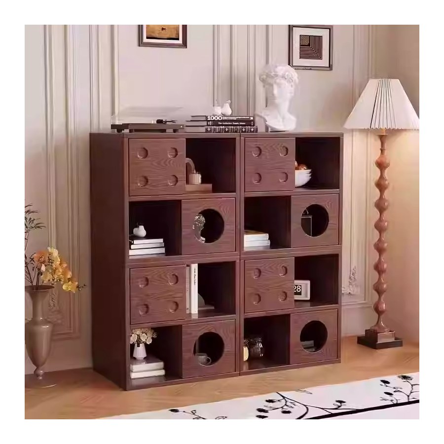 Tủ Kết Hợp Hiện Đại Gỗ Tự Nhiên 2 Ngăn 4 Khoang Tủ Kết Hợp Hiện Đại Gỗ Tự Nhiên 2 Ngăn 4 Khoang
