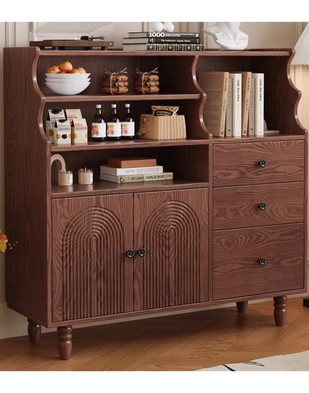 Tủ Lưu Trữ Gỗ Tự Nhiên 6 Ngăn Hiện Đại