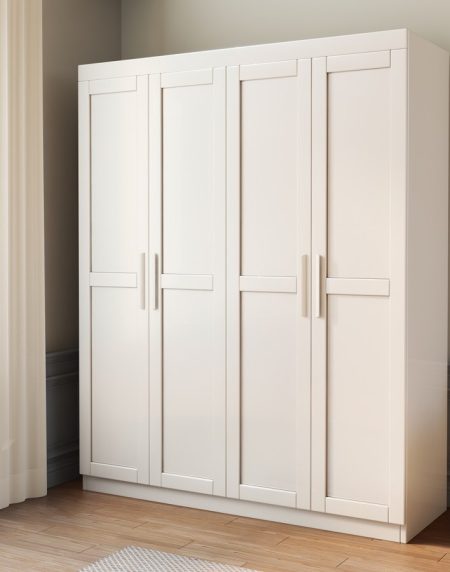 Tủ Quần Áo Gỗ Tự Nhiên Đứng Độc Lập Dung Tích Lớn