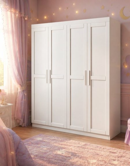 Tủ Quần Áo Gỗ Tự Nhiên Đứng Độc Lập Dung Tích Lớn