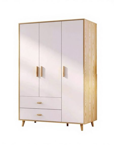 Tủ Quần Áo Gỗ Tự Nhiên Gấp Gọn Kiểu Mở Cửa