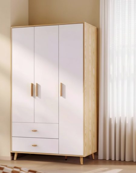 Tủ Quần Áo Gỗ Tự Nhiên Gấp Gọn Kiểu Mở Cửa