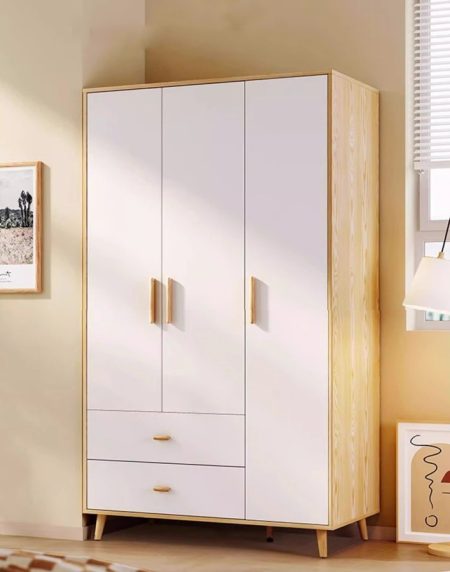 Tủ Quần Áo Gỗ Tự Nhiên Gấp Gọn Kiểu Mở Cửa