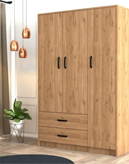 Tủ Quần Áo Gỗ Tự Nhiên Gấp Gọn Kiểu Mở Cửa