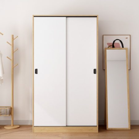 Tủ Quần Áo Gỗ Tự Nhiên Hiện Đại Có Cửa Trượt
