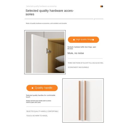 Tủ Quần Áo Gỗ Tự Nhiên Hiện Đại Có Cửa Trượt
