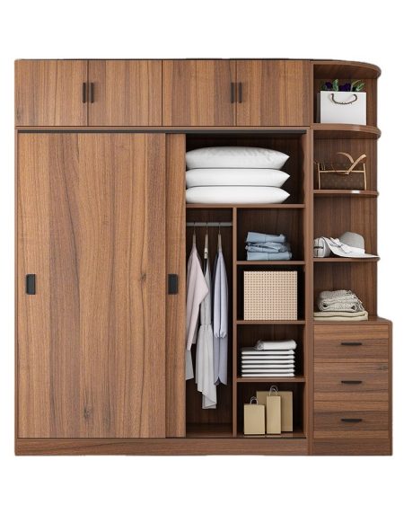 Tủ Quần Áo Gỗ Tự Nhiên Thiết Kế Tối Giản Hiện Đại