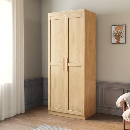 Tủ Quần Áo Gỗ Tự Nhiên Tiết Kiệm Không Gian Hiện Đại