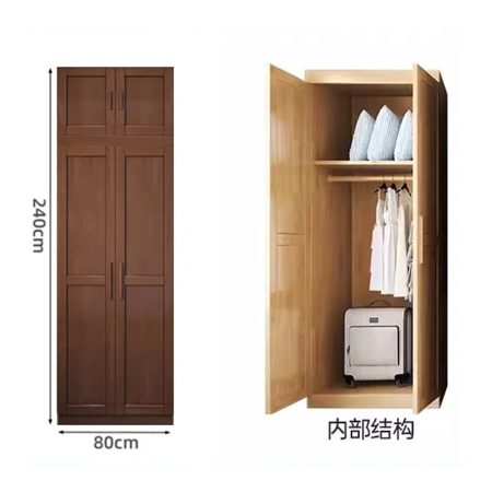 Tủ Quần Áo Gỗ Tự Nhiên Tiết Kiệm Không Gian Hiện Đại