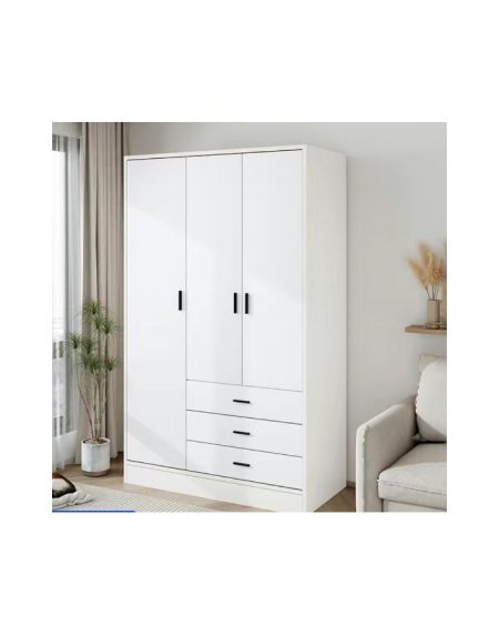 Tủ Quần Áo Gỗ Tự Nhiên Tùy Chỉnh Kích Thước Cửa Kính Gấp