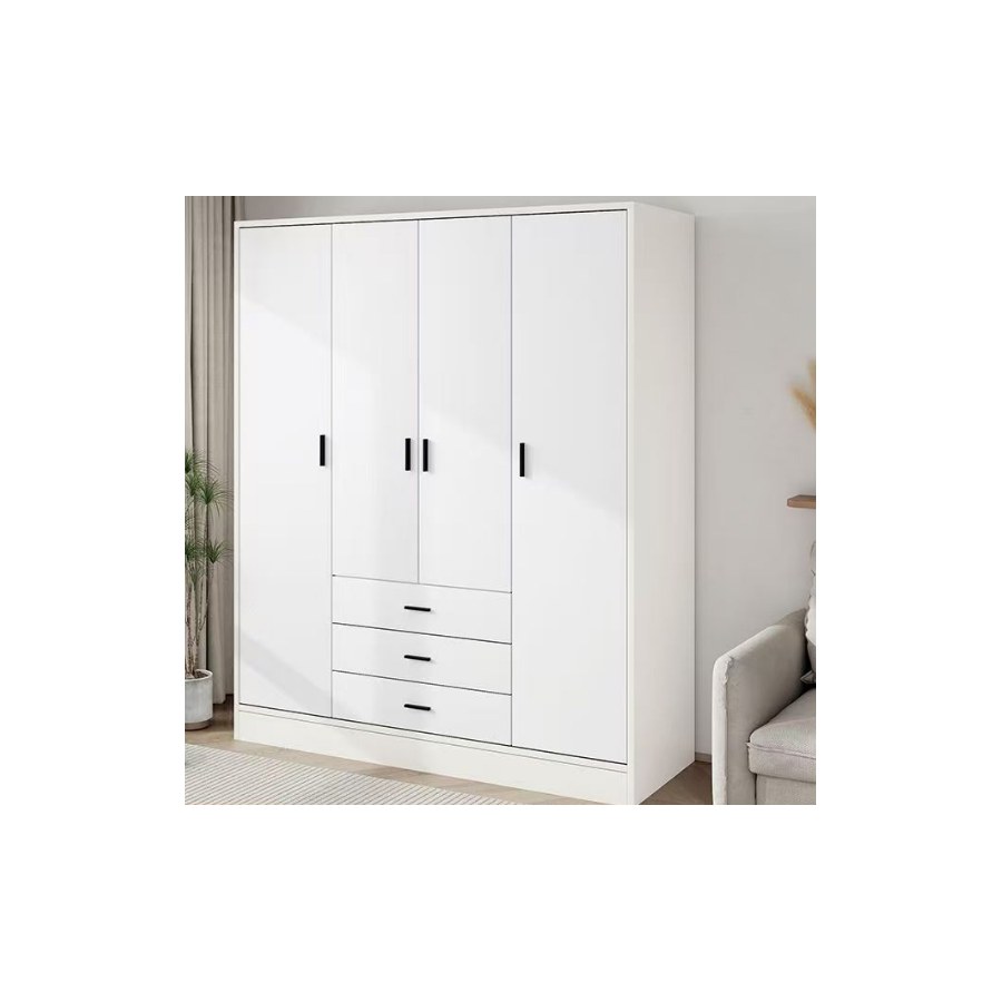 Tủ Quần Áo Gỗ Tự Nhiên Tùy Chỉnh Kích Thước Cửa Kính Gấp Tủ Quần Áo Gỗ Tự Nhiên Tùy Chỉnh Kích Thước Cửa Kính Gấp